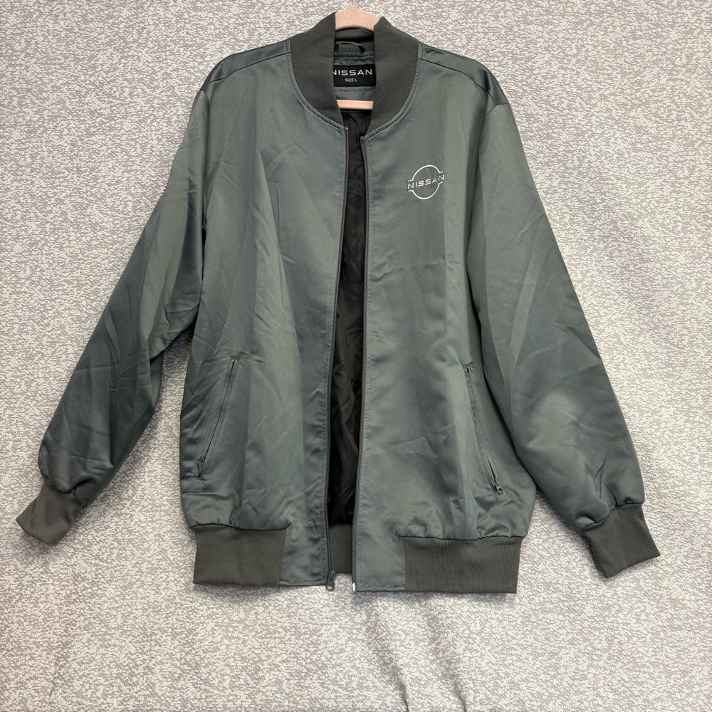 Gray Windbreaker Jacket